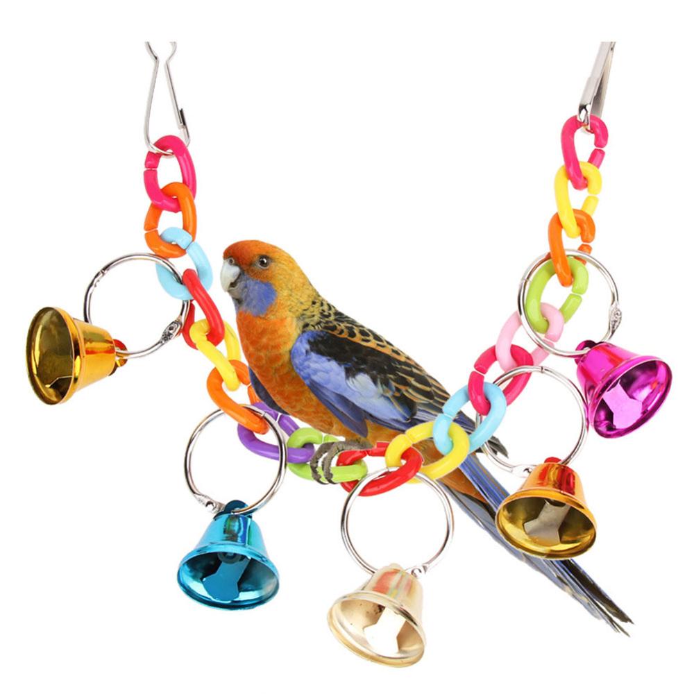 Colourful Hanging Bell Toy Chain Swing