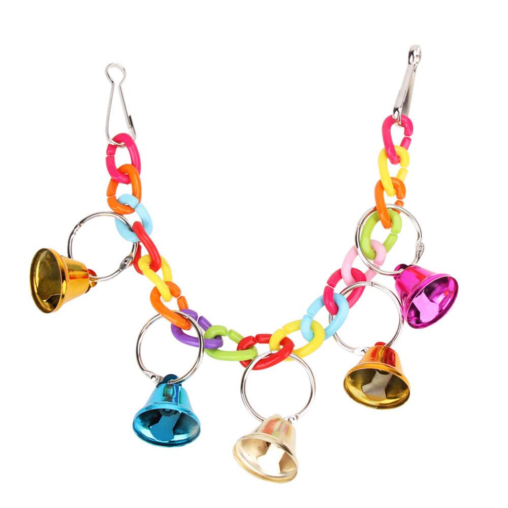 Colourful Hanging Bell Toy Chain Swing