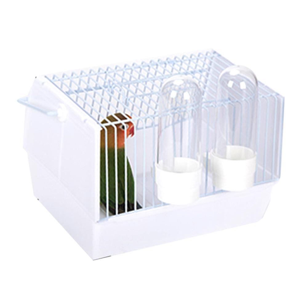 Portable Mini Cage With 2 Feeders