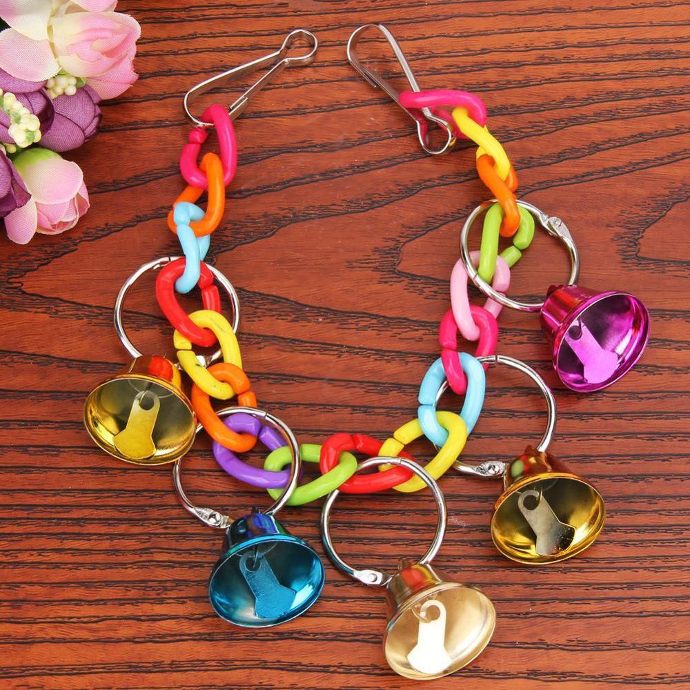 Colourful Hanging Bell Toy Chain Swing
